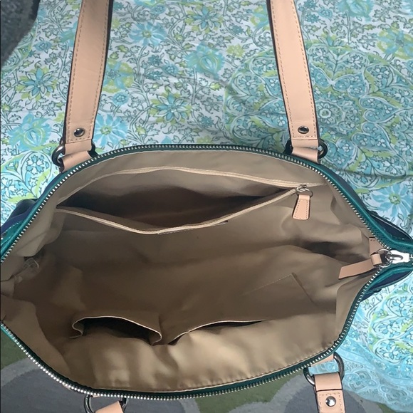 Designer Coach Womens 5696 City Tote, Signature Canvas  Coach Tote Purse